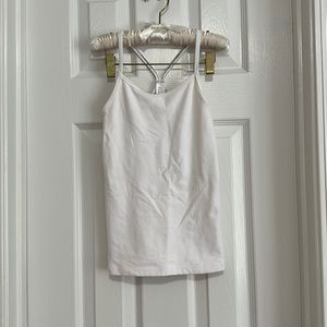 Ivivva (Lulu Kids) White Tumble Tank Size 8